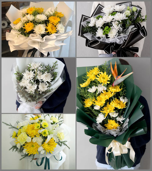 安徽滁州市定远县藕塘镇塔山村白事花束代送